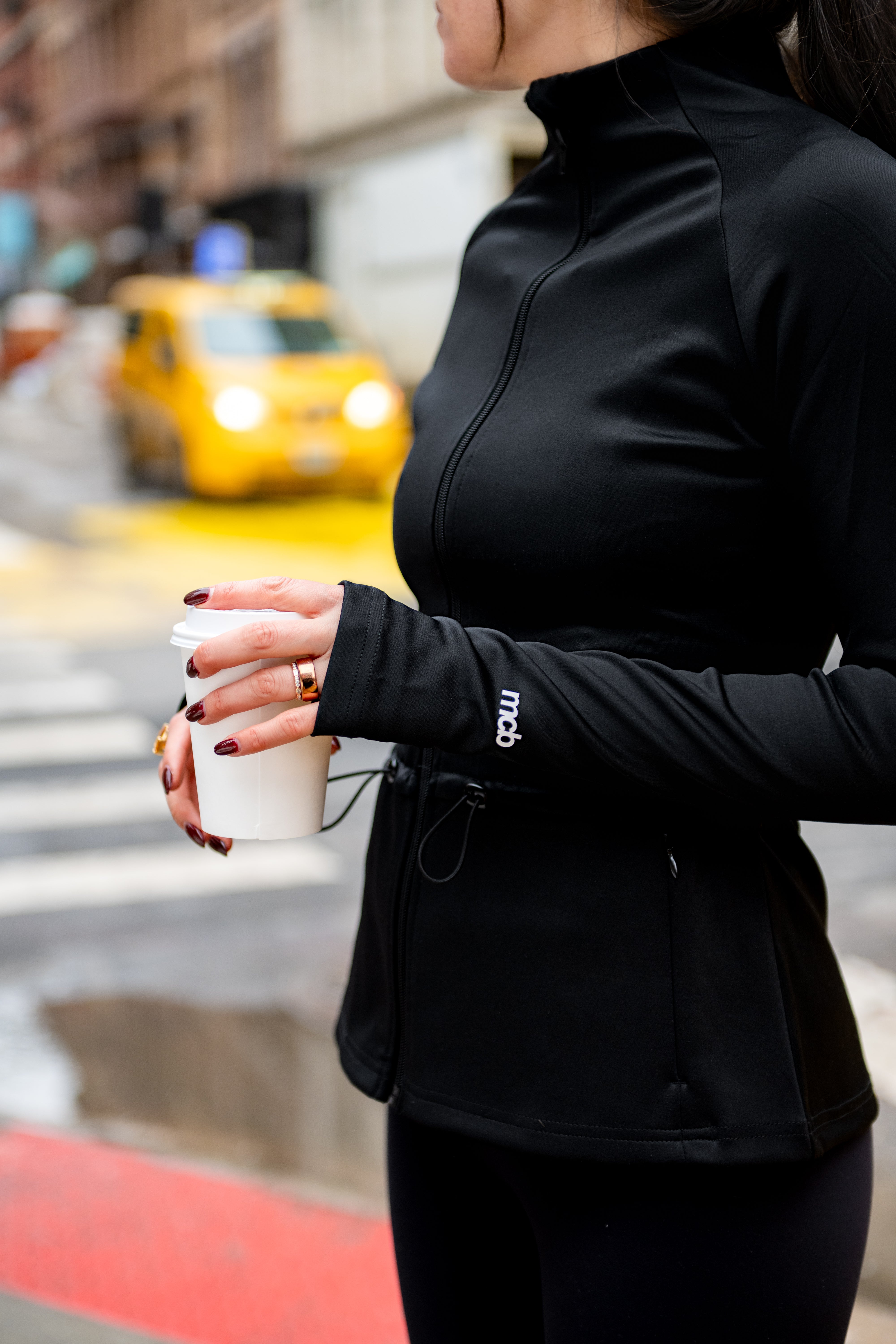 Peplum Running Jacket