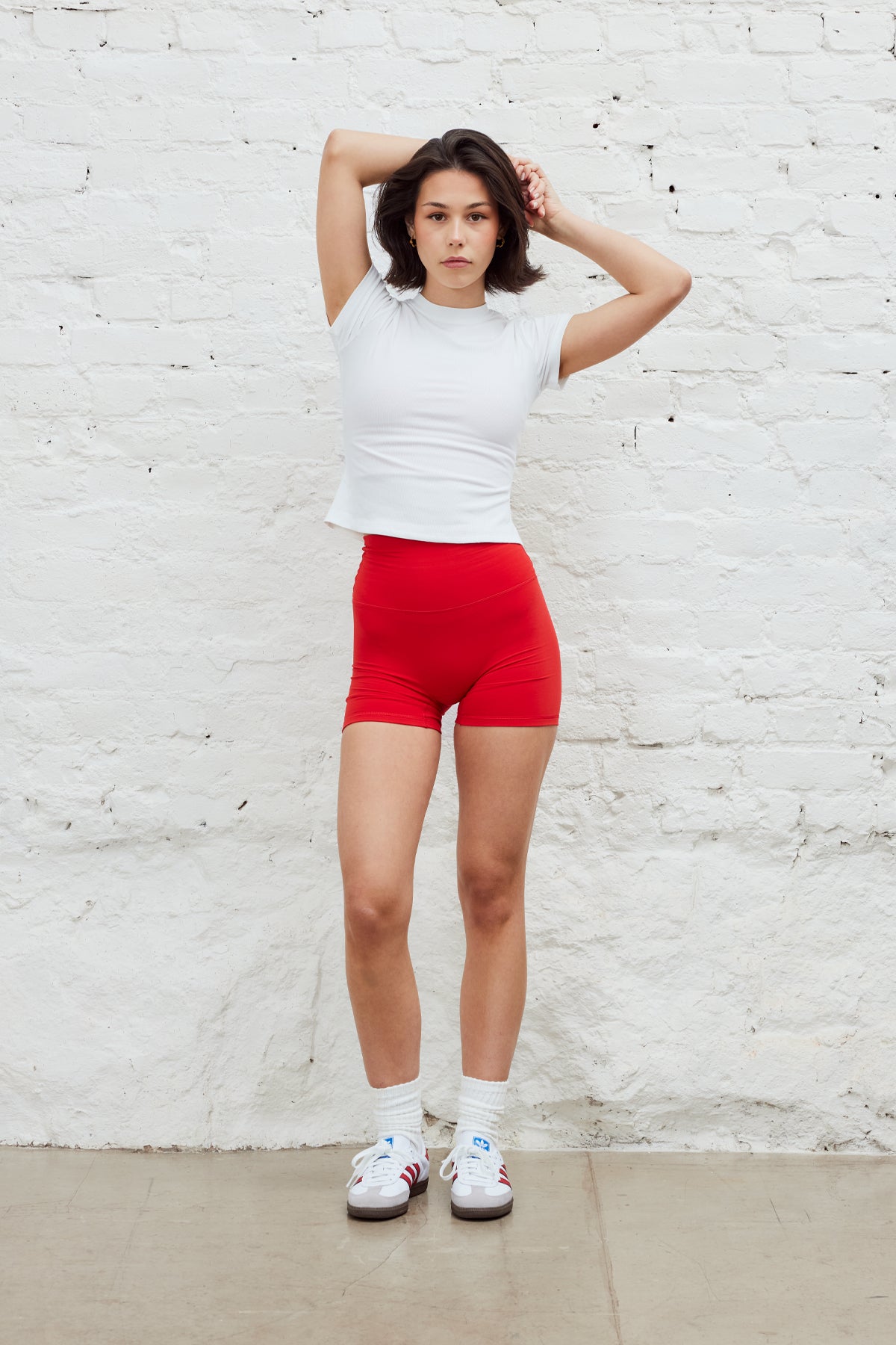 Ribbed Cropped Tee