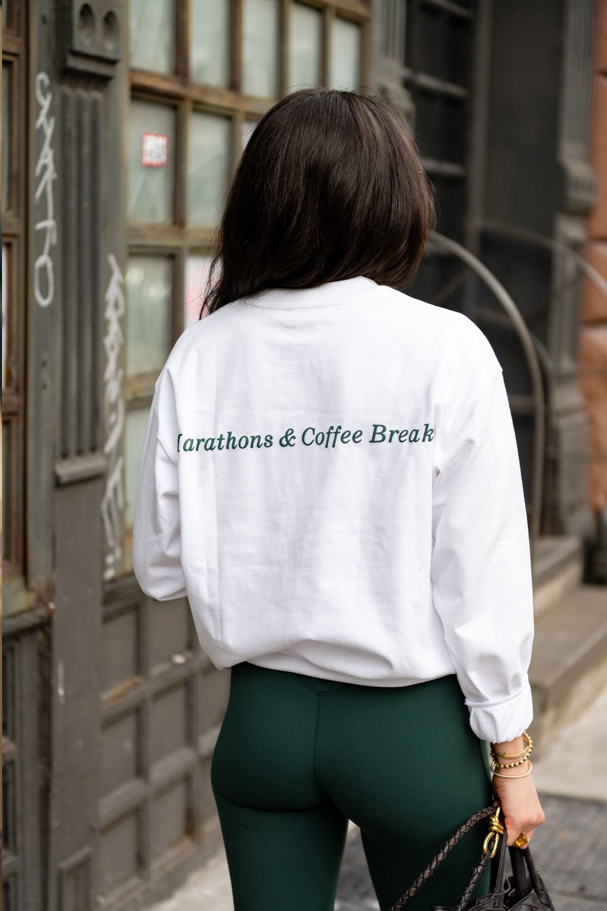 Signature Longsleeve White/Green