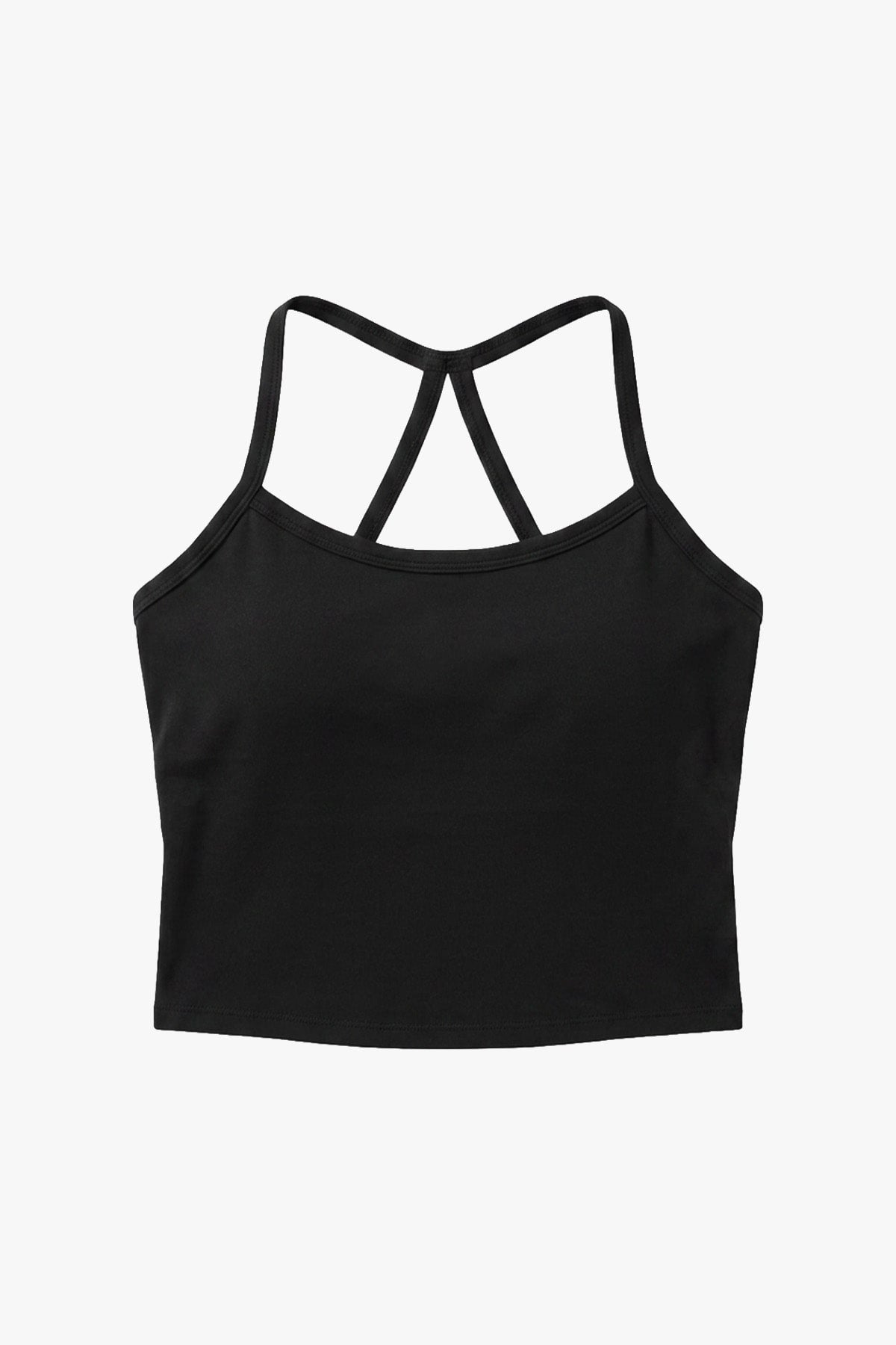 Strap Singlet Black