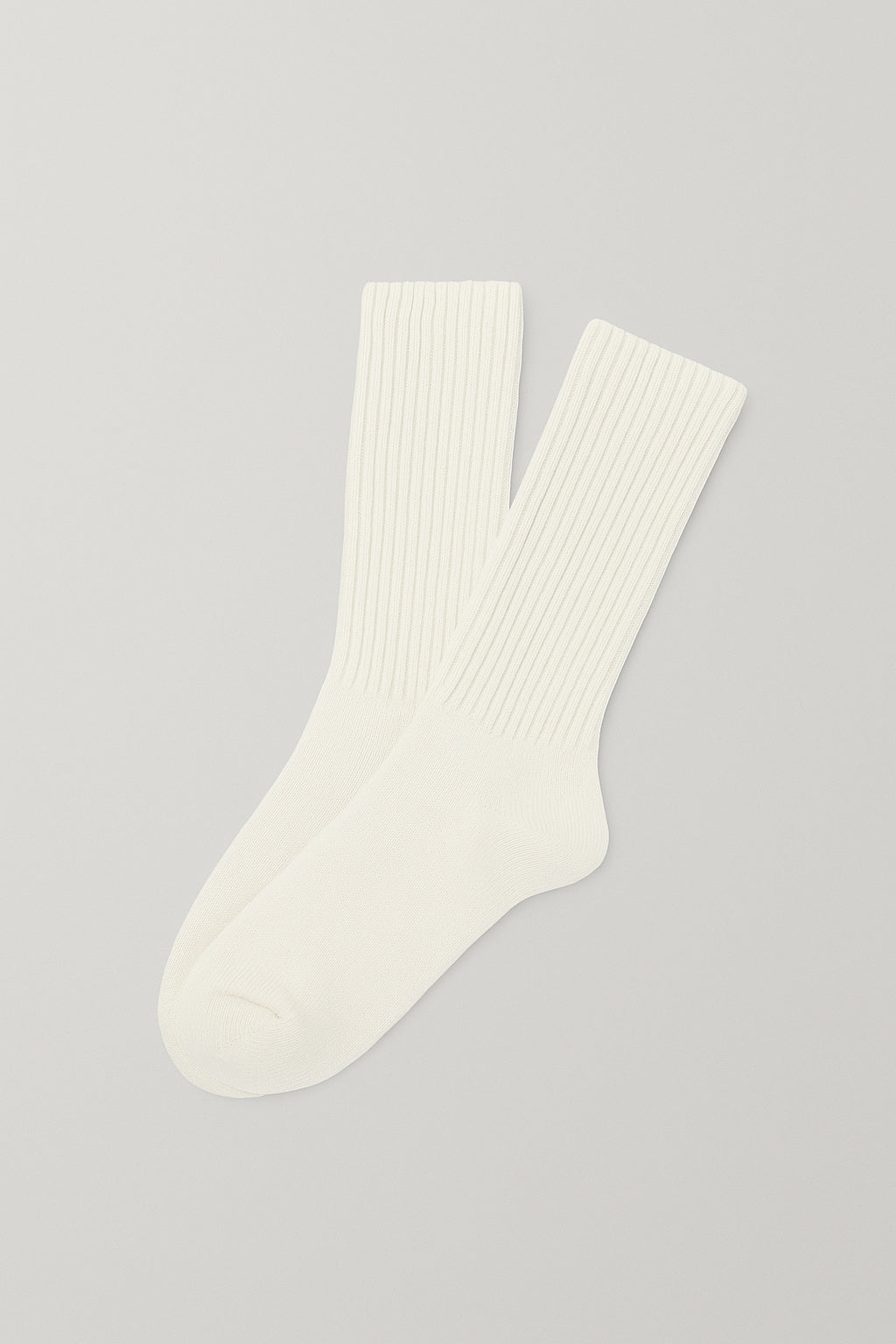 Scrunchie Socks Beige