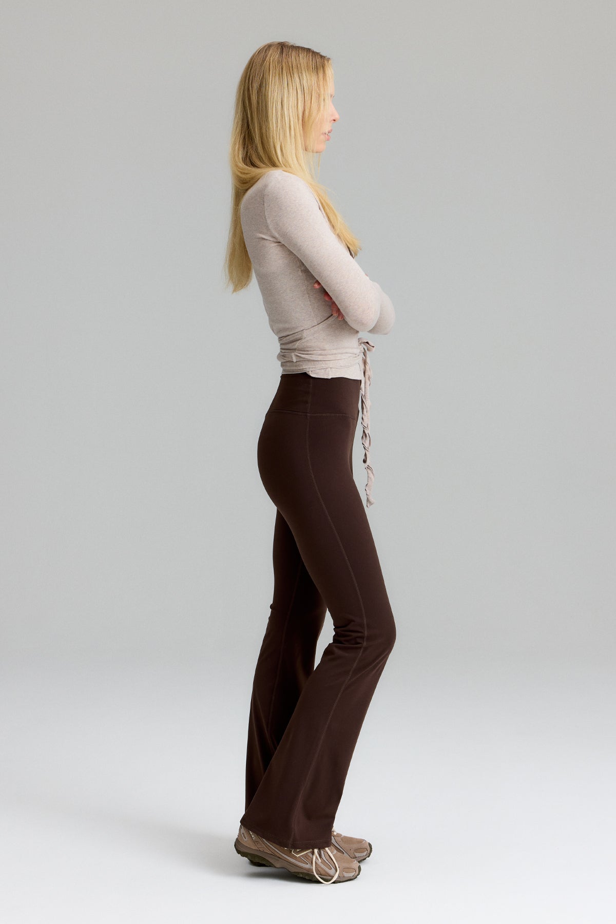 Wrap Top Beige