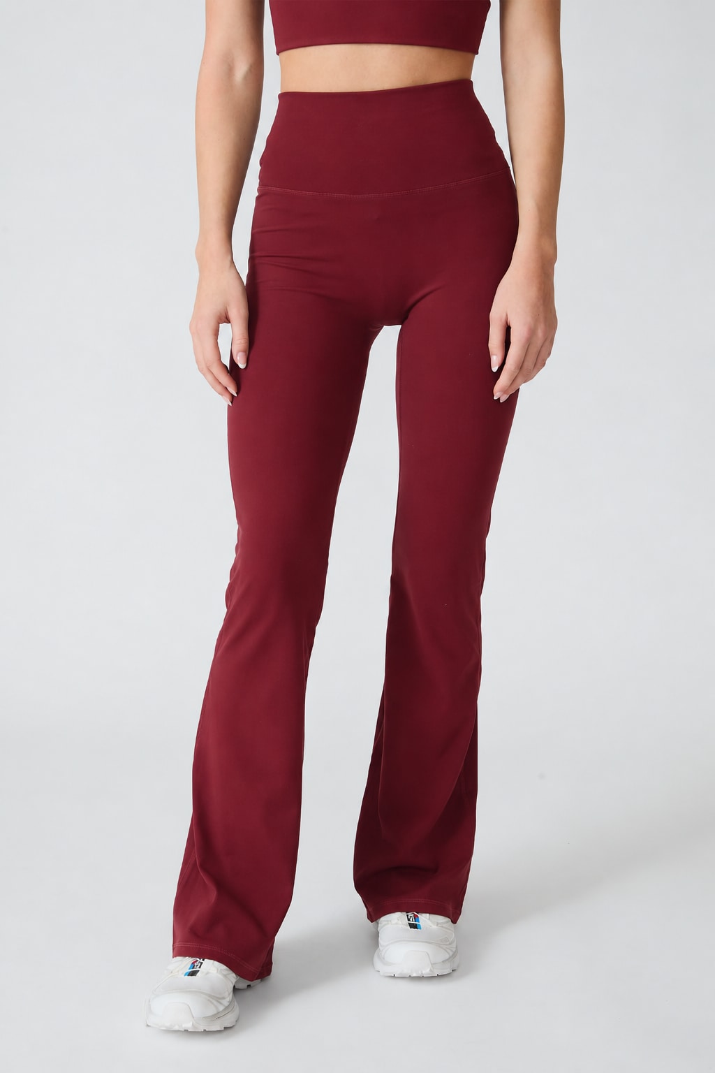 Flare Tights Burgundy