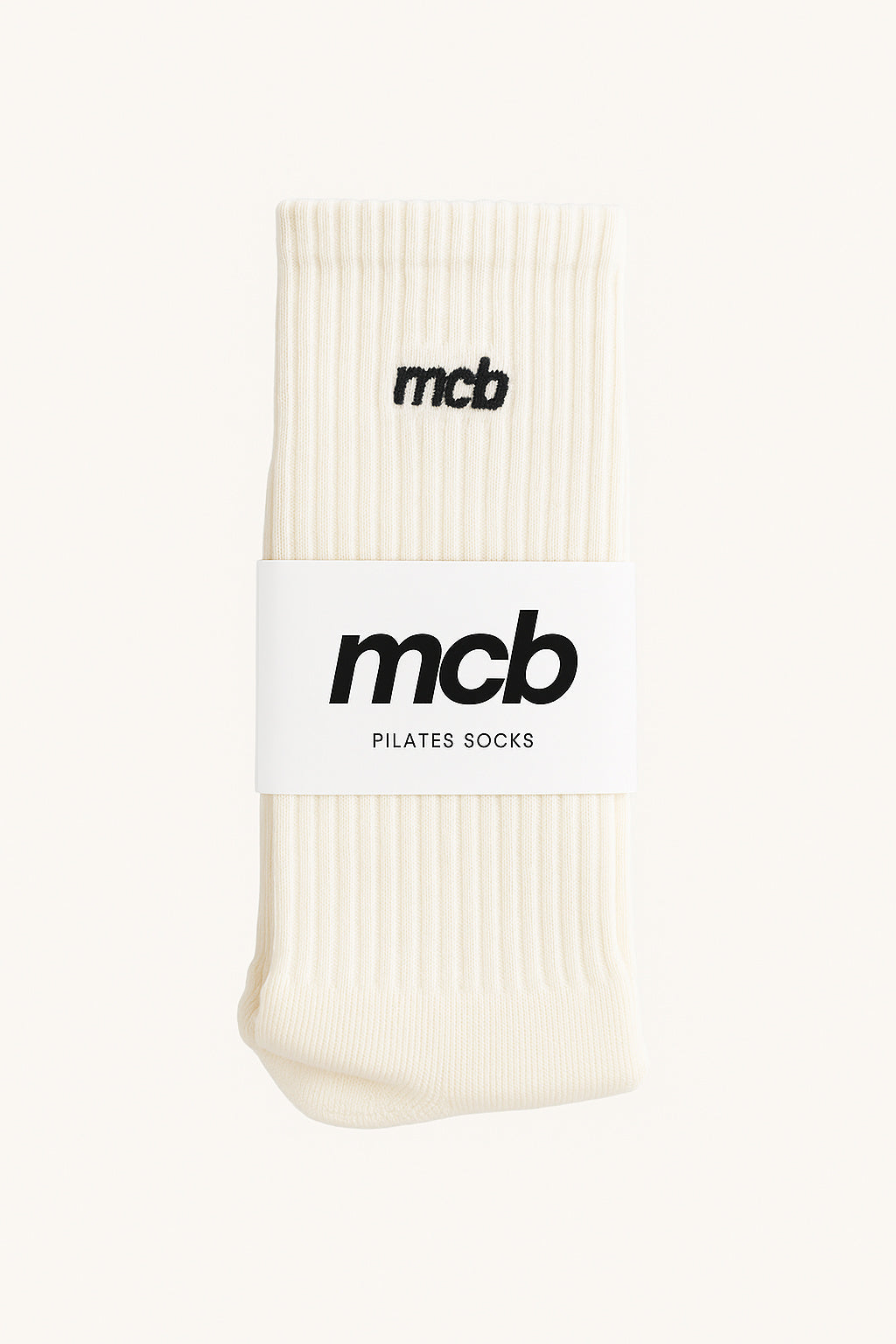 MCB Pilates Socks Cream 3-pack