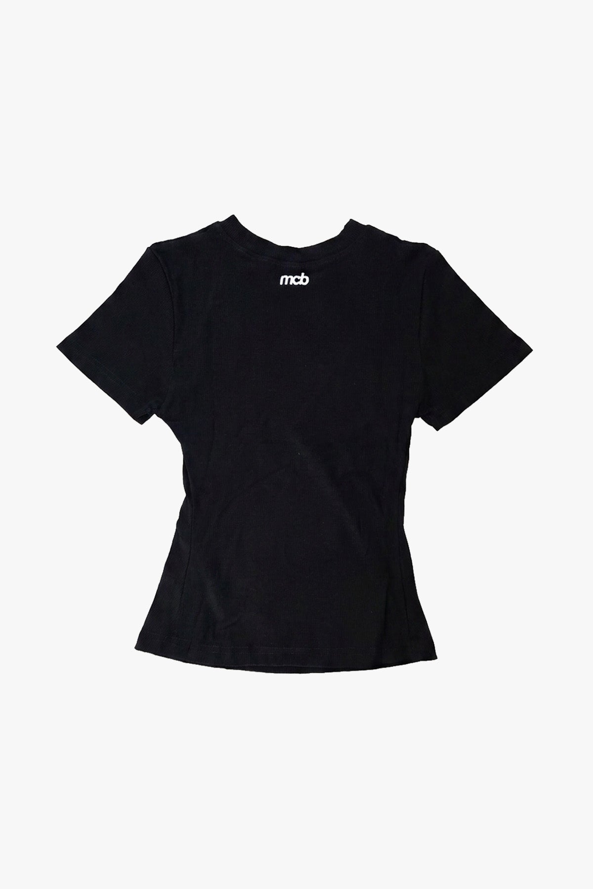 Ribbed Cropped T-Shirt
